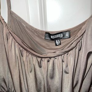 Misguided brown body suit